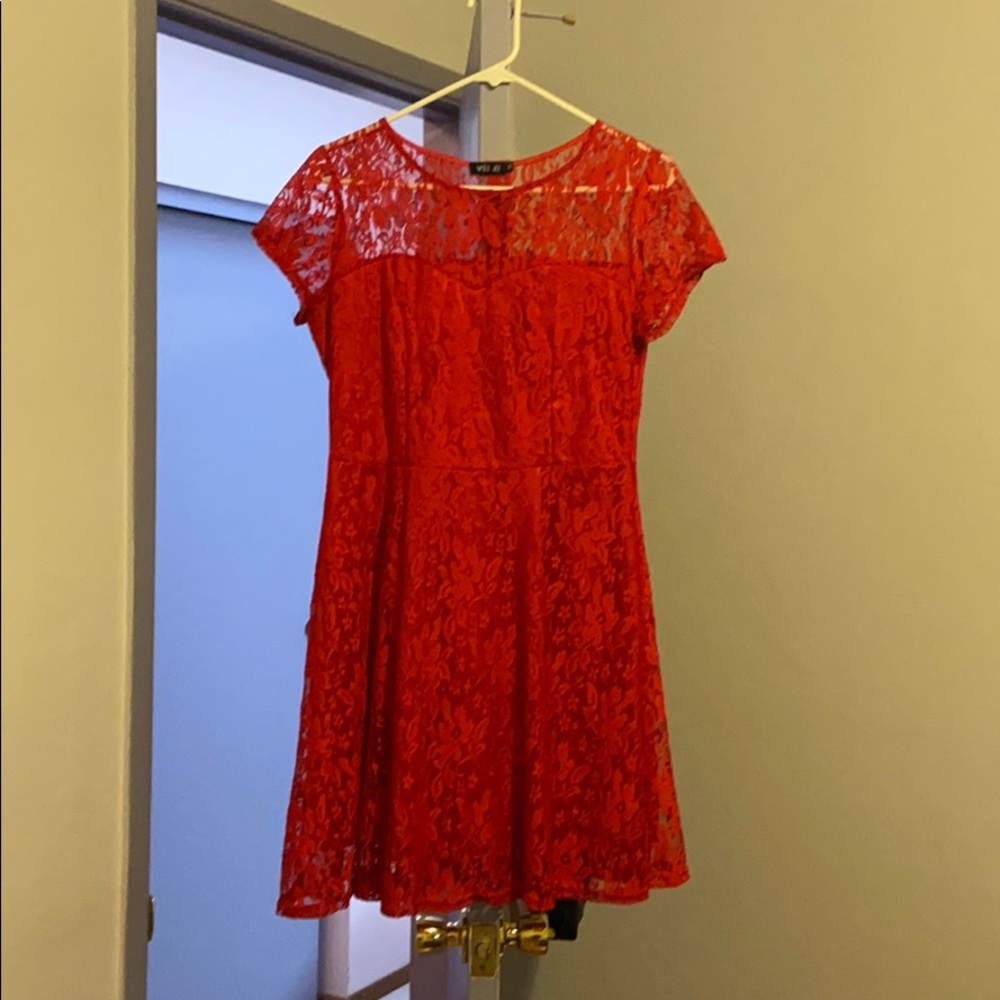 Red Lace Dress